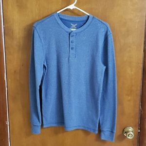 Long sleeve thermal Henley